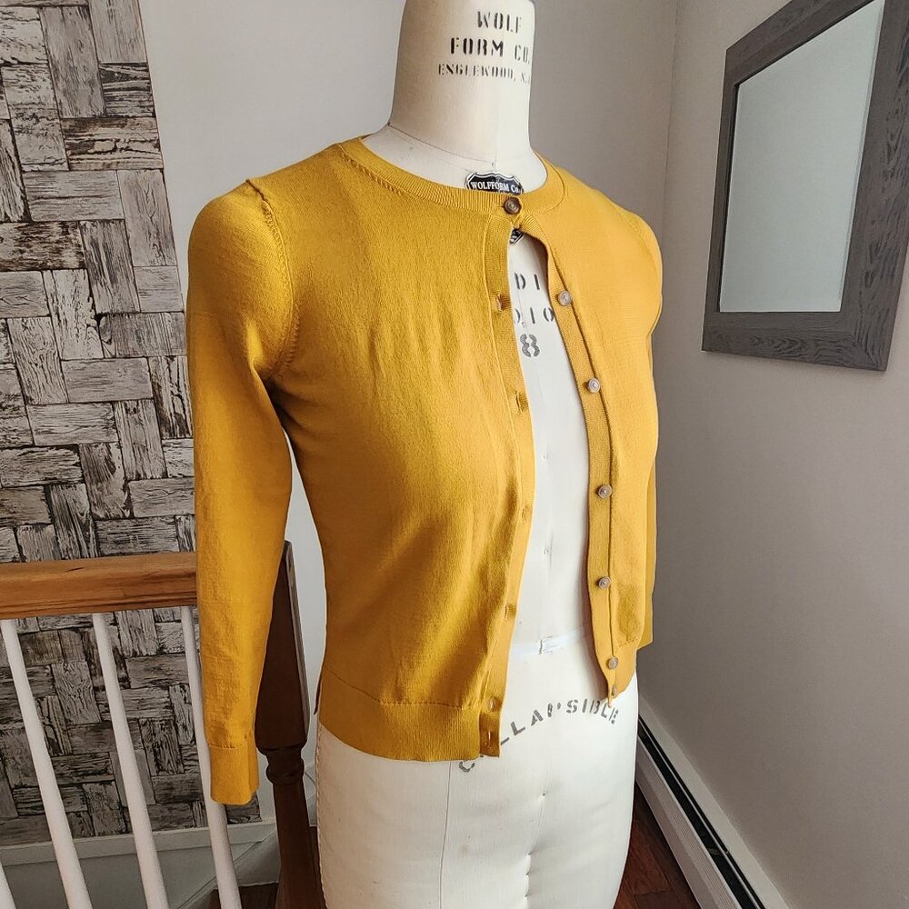 LOFT  Ribtrim Waist Cardigan Size XS
